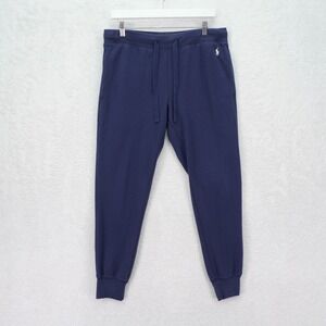 Polo Ralph Lauren Pajama Bottoms‎ Sleepwear Blue Waffle Knit Large 32 / 29 Men's